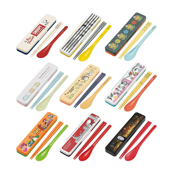 Skater Combination Set Chopstick Spoon Rilakkuma Sanrio Disney Ghibli