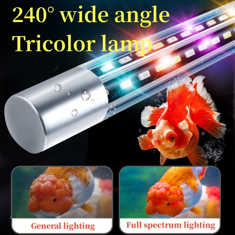 Yee 3W 9W 11W 13W 16W 240° Tricolor UV Light Fish Tank Bubble Lamp