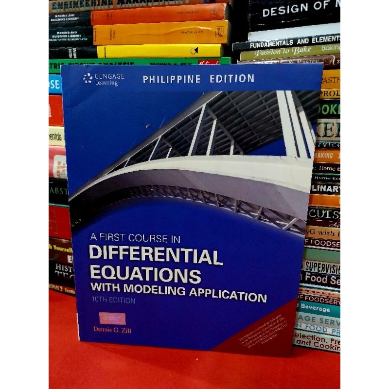 Differential equation 10 ed by Zill Shopee Philippines