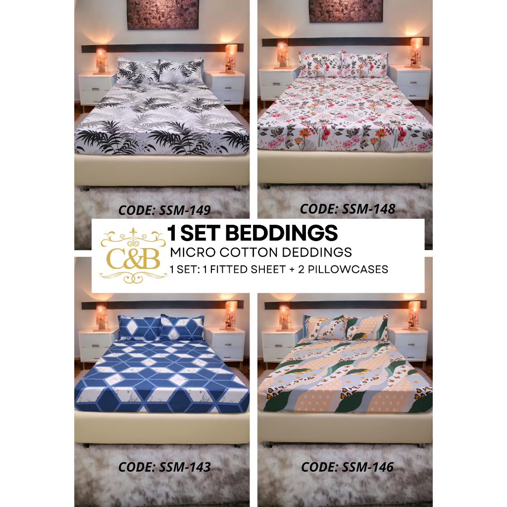 Bedsheets/ Micro Cotton Bedsheets Shopee Philippines