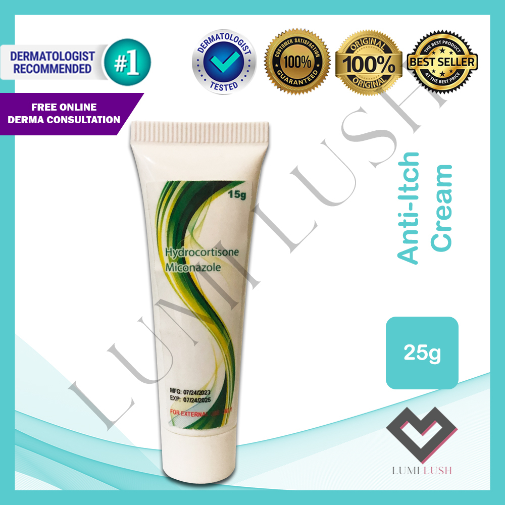 Hydrocortisone Miconazole Cream 15g ANTI ITCH RASH ECZEMA INSECT BITE