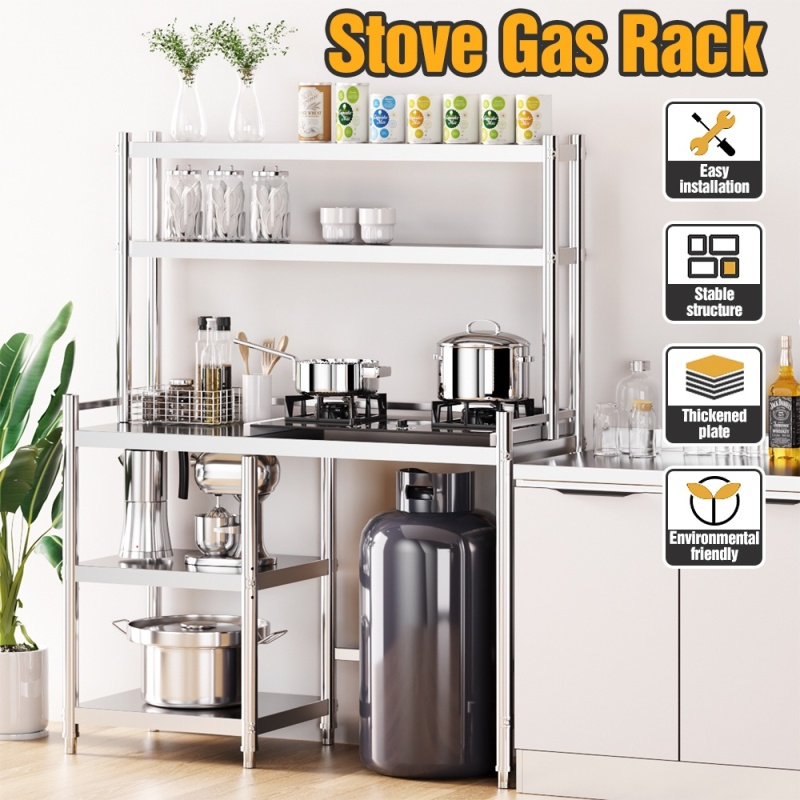 Gas Cooker Heavy Duty Kitchen Rack Gas Rack Kitchen Stainless Steel ...