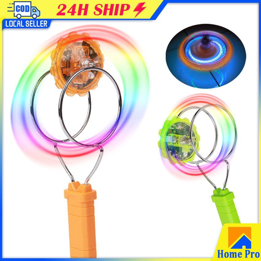 Gyro Inertial Rotation Magic-flying Spinning Top Creative Colorful ...