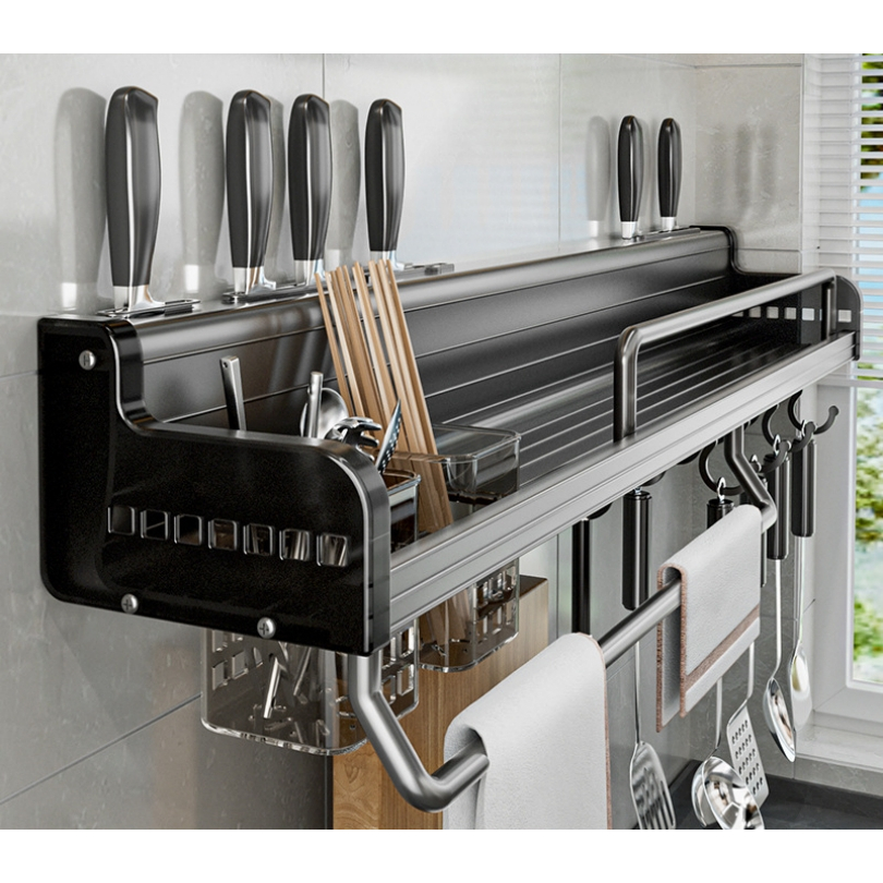 Spice Rack Hanging Kitchen Organizer Condiments Organizer Wall Mounted