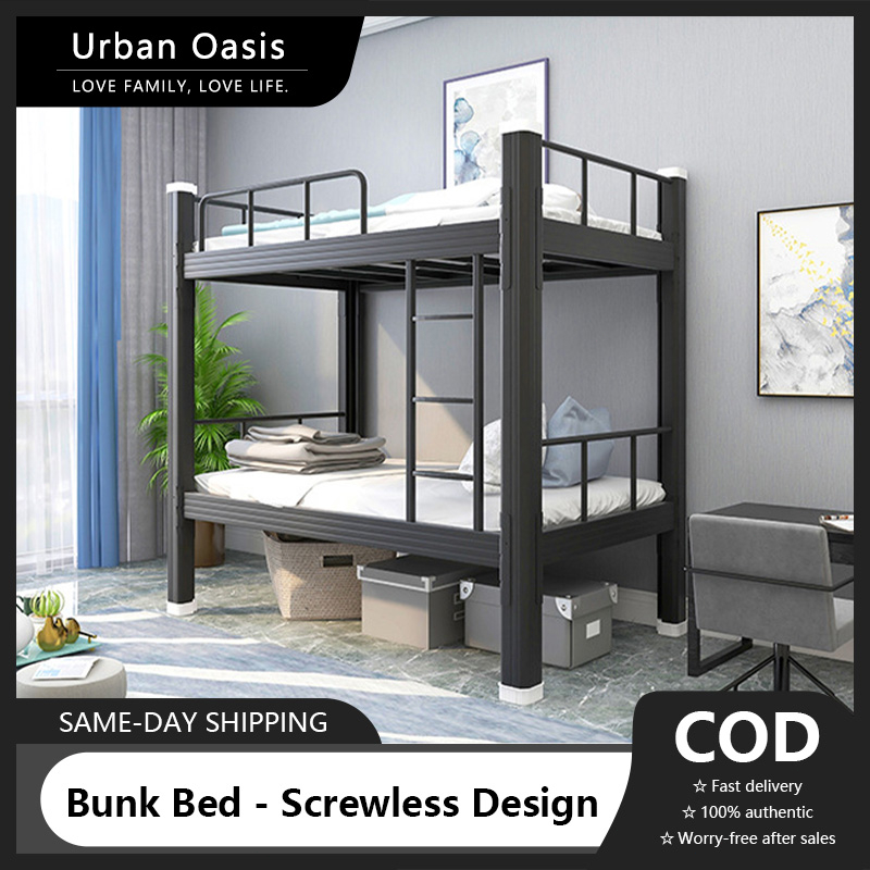 Double Deck Bed Staff Dormitory Bed Double Deck For Adults With Stairs