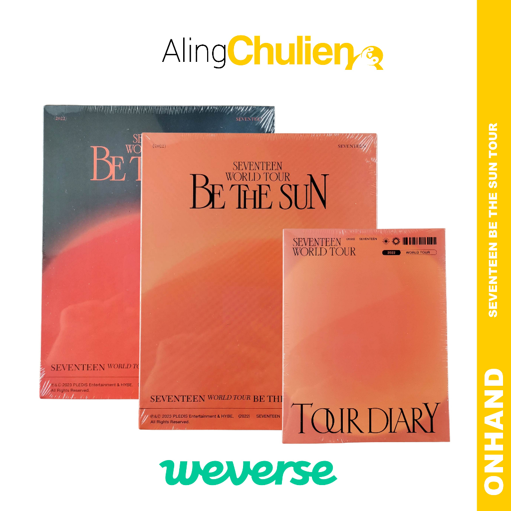 SEVENTEEN BE THE SUN dvd & tour diary SEVENTEEN World Tour BE THE