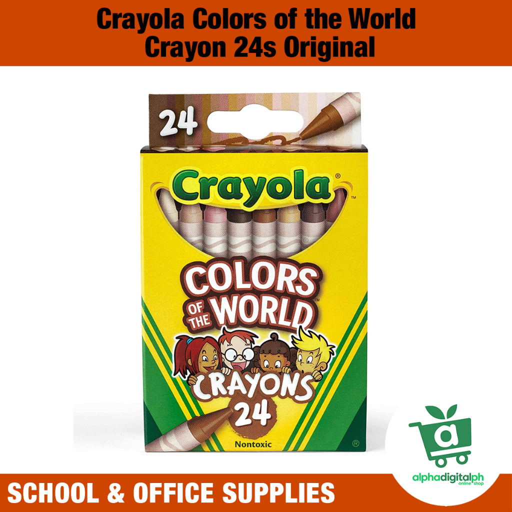 Crayola Colors of the World Crayons 24s Original Shopee Philippines