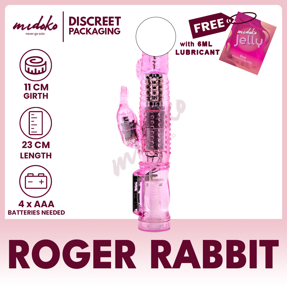 Midoko 36-Speed Jack Rabbit Vibrator Dildo G-spot Clitoral Adult Sex ...