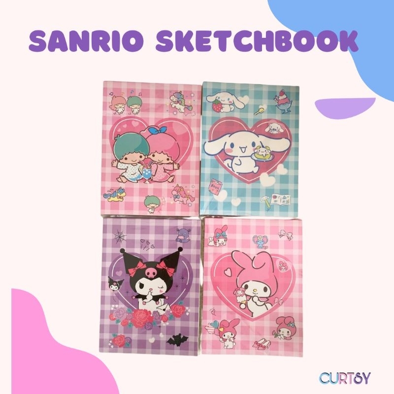 Sanrio Sketchbook A5 Drawing Book Cute Character | Shopee Philippines