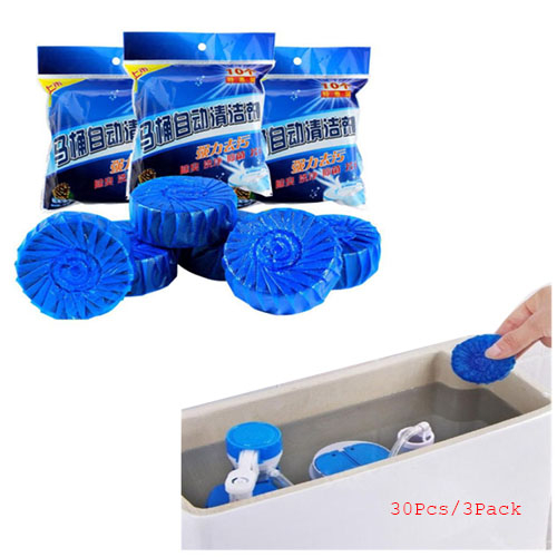 33Pack Bathroom Automatic Toilet Flush Cleaner System Anti Smell Bad