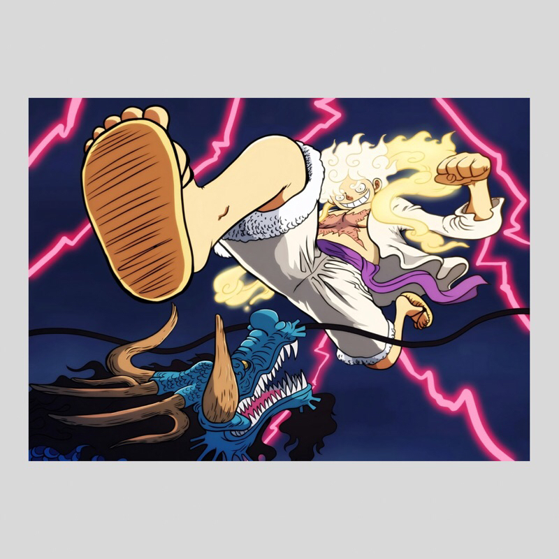 LUFFY AND KAIDO POSTER | LUFFY GEAR 5 POSTER 02 | Shopee Philippines