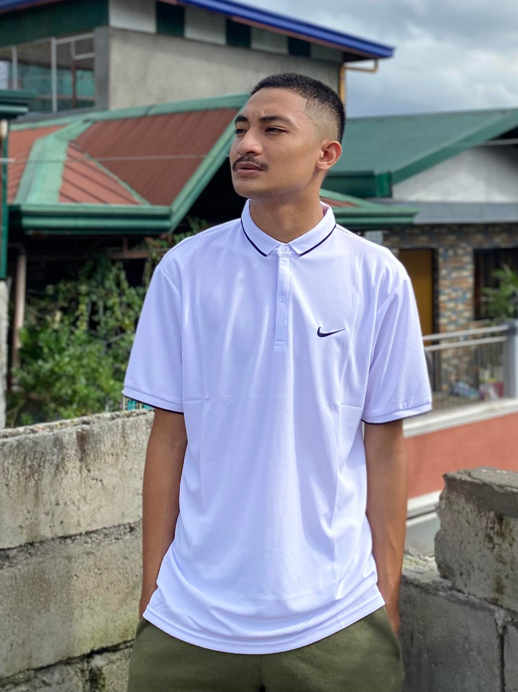NIKE POLO SHIRT EMBROIDED DRI FIT | Shopee Philippines