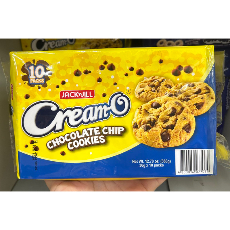 Jack ‘N Jill CreamO Chocolate Chip Cookies 360g Shopee Philippines