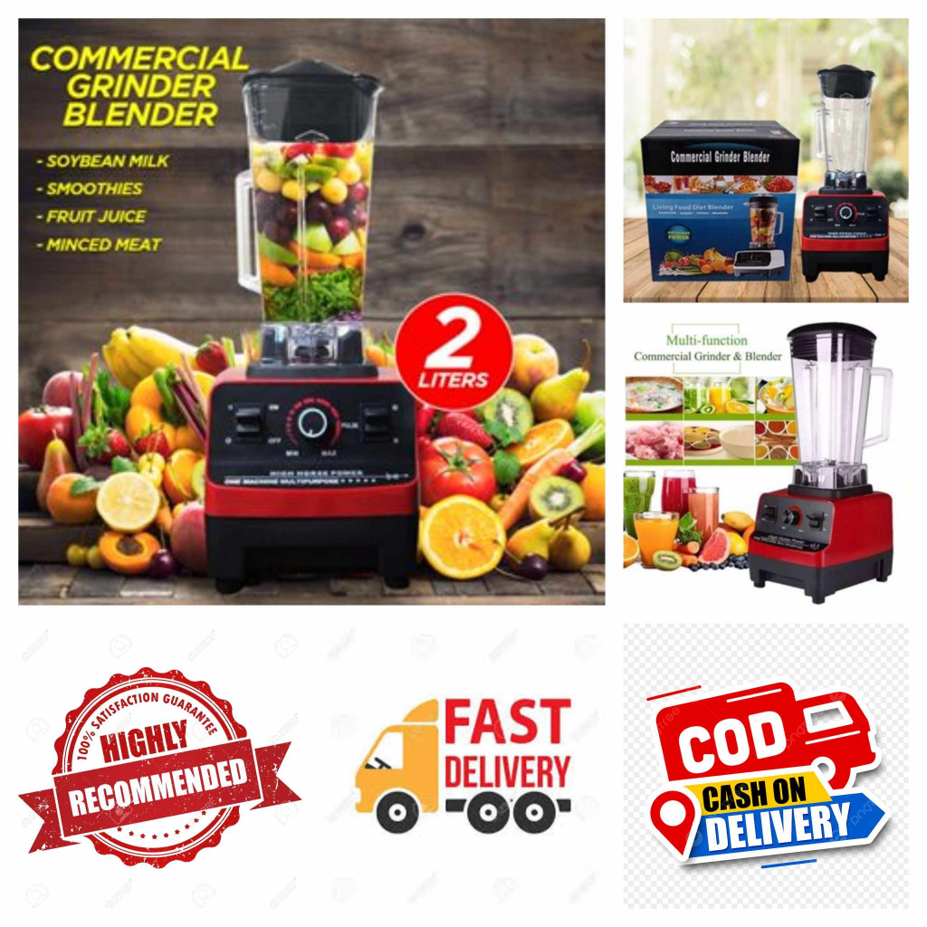 RRRIR 2L Blender and Multifunction Commercial Blender, Multipurpose