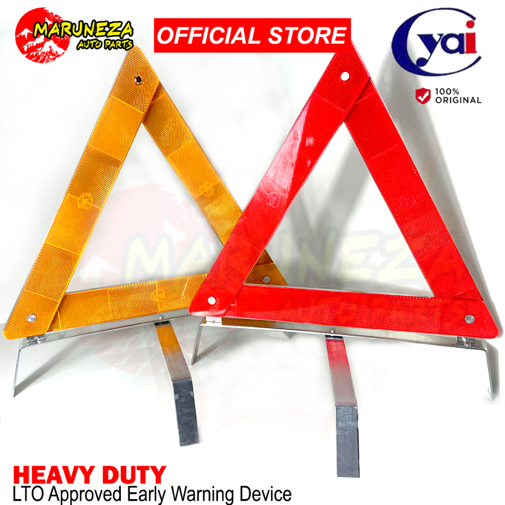 Early Warning Device Heavy Duty LTO Approved Set Shopee Philippines