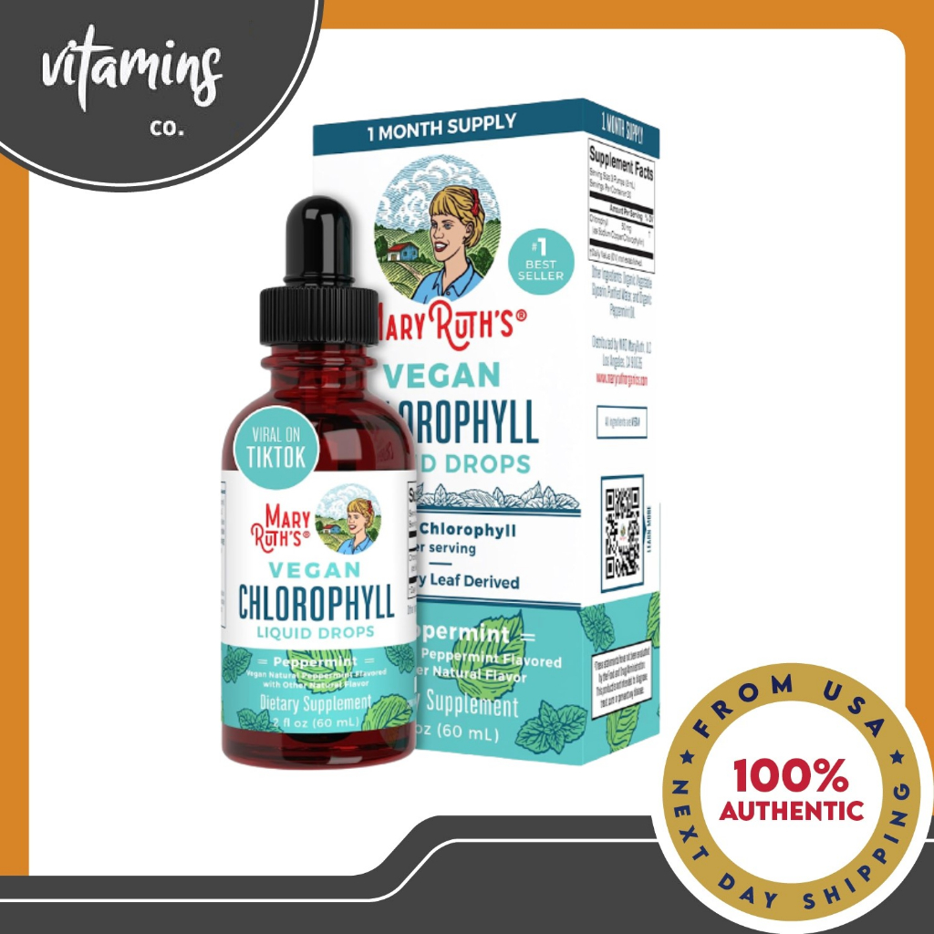 Mary Ruth's Vegan Chlorophyll Liquid Drops (60 ml) | Shopee Philippines