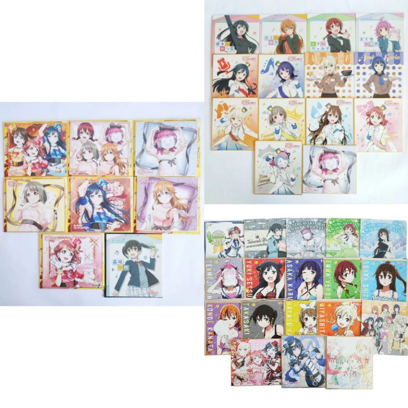 Love Live! Nijigasaki Yu, Rina, Setsuna, Kanata, Karin, Emma, Shizuku ...
