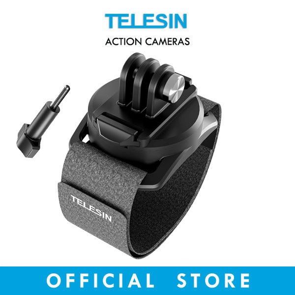 TELESIN Lycra Wrist Hand Strap Adjustable 360-Degree Rotation for ...