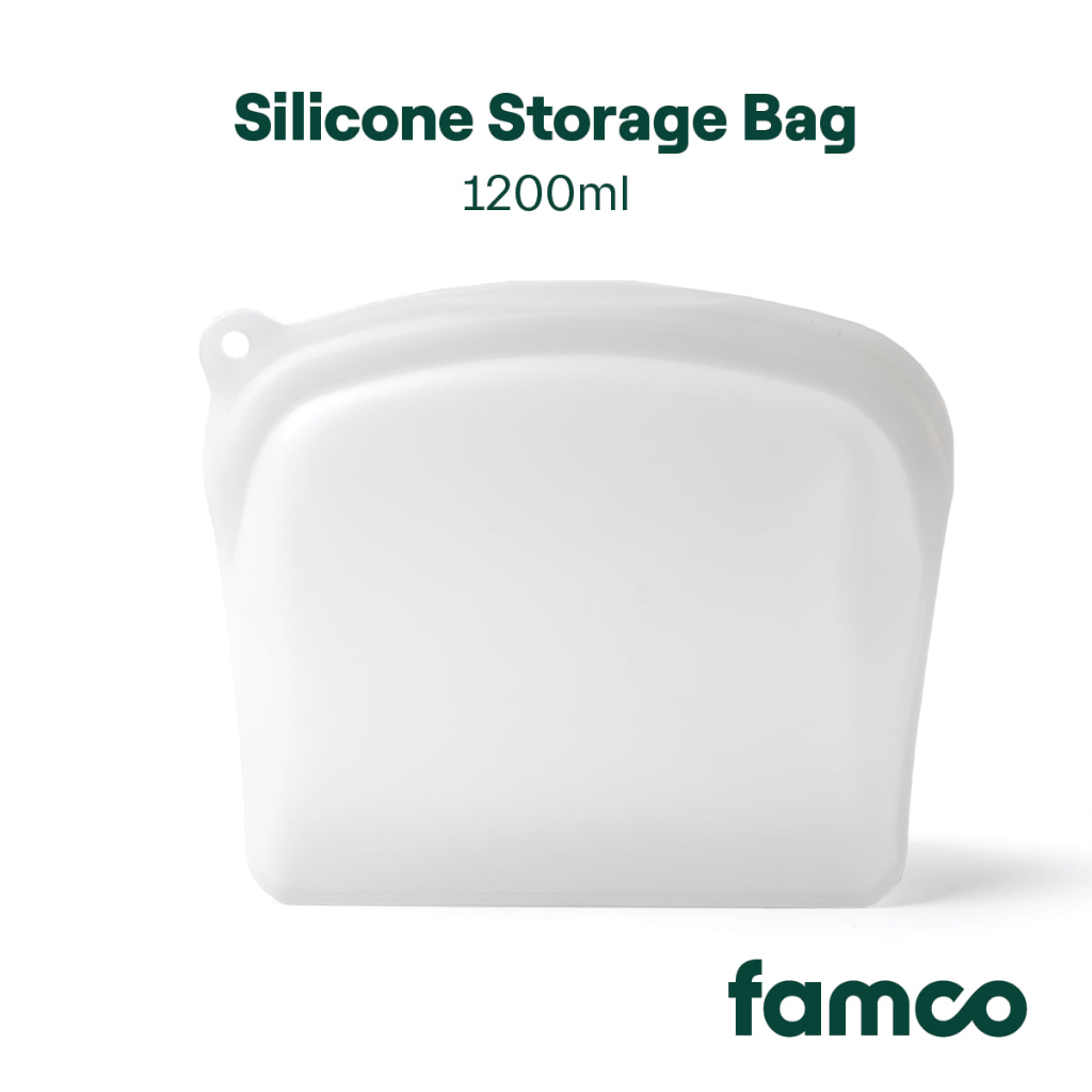 Famco Silicone Storage Bags - Reusable Eco-Friendly Food Saver (600 ...