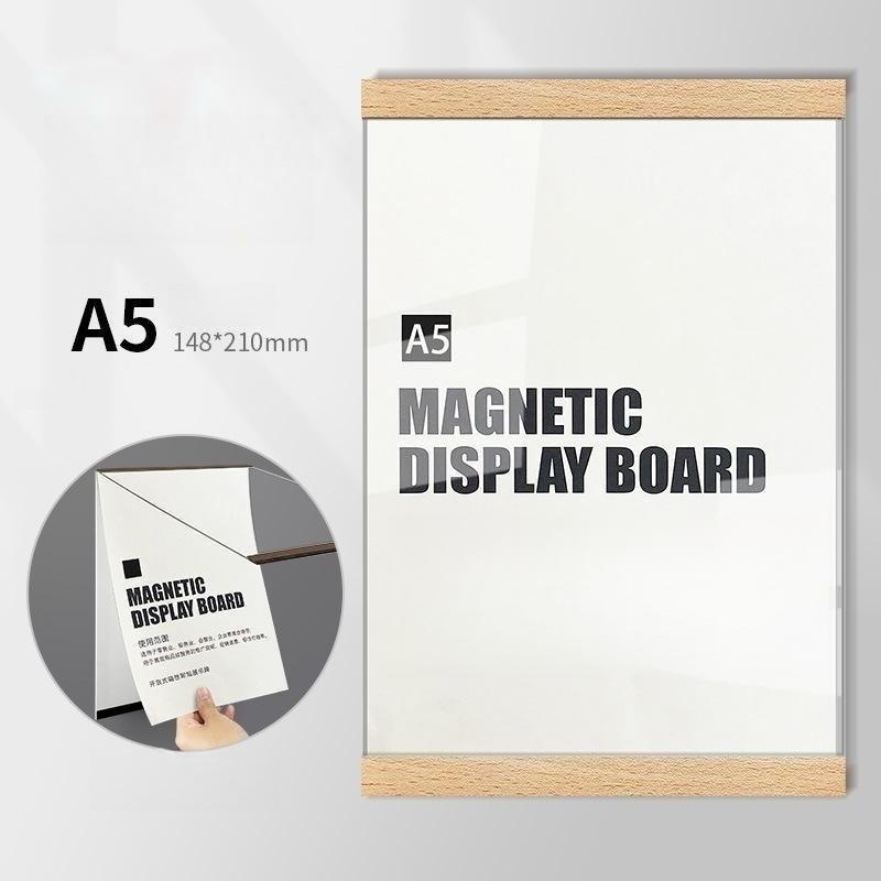 Acrylic WALL Sign Holder A5 A4 photo wall wall display frame