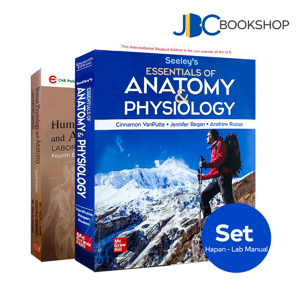 Set Hapan Seeley's Essentials of Anatomy Physiology 11E w/ Laboratory
