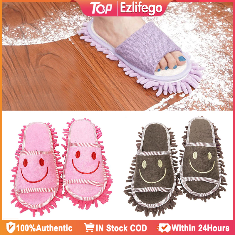 Microfiber Lazy Mop Slippers Dust Cleaning Slipper Detachable Mopping