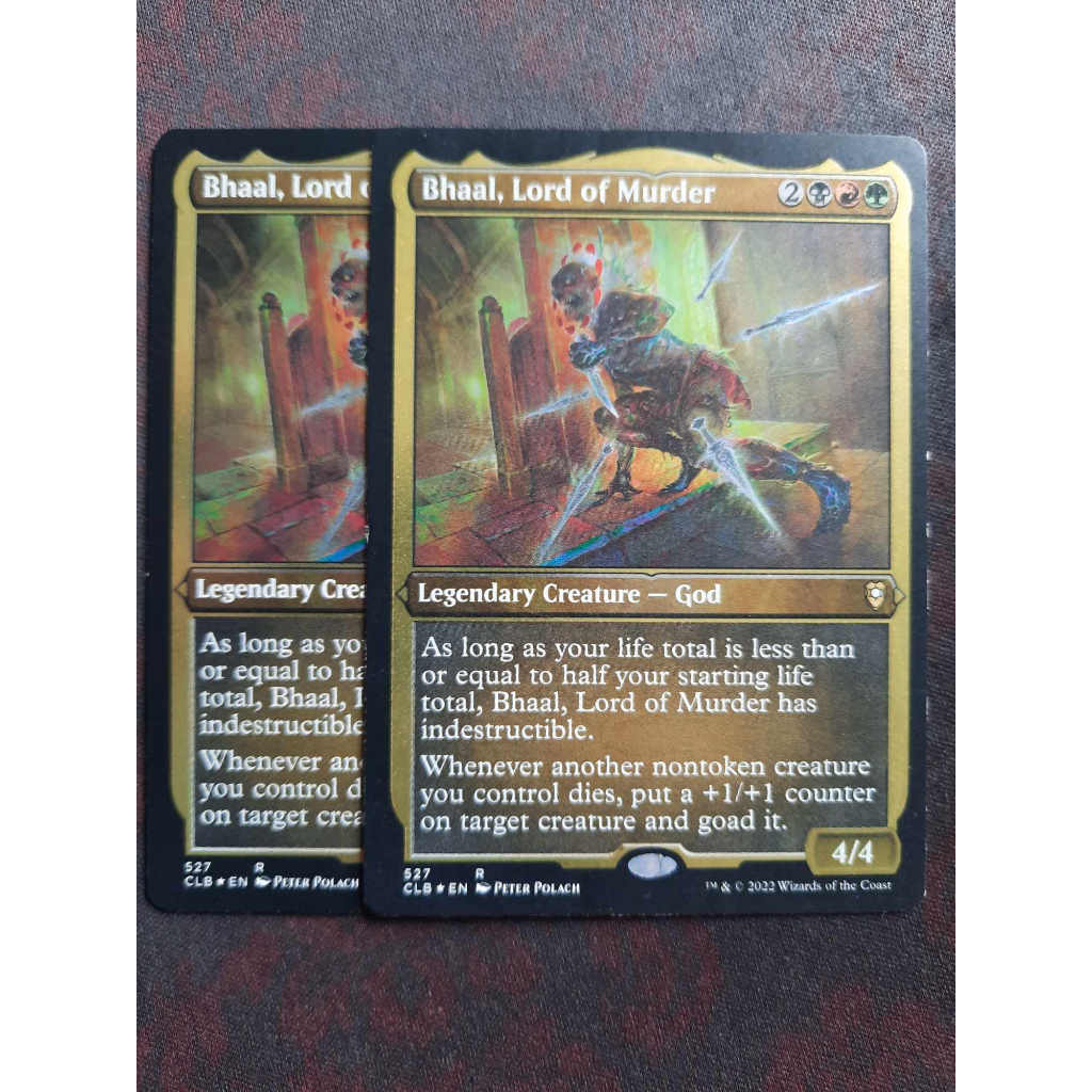 Bhaal, Lord of Murder ( MTG / Rare / Legendary Creature / CLB / Foil ...