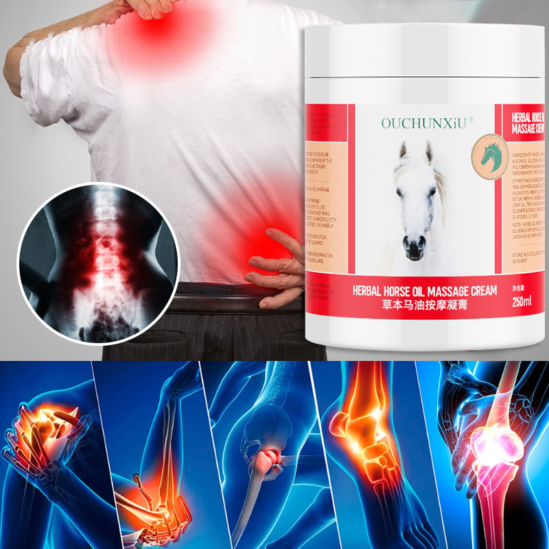 250ml Horse oil Massage Cream Joint Bone Knee PainKiller Massage Gel