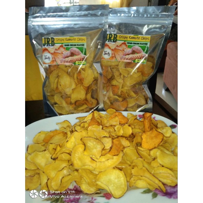 SPECIAL CRISPY SWEET POTATO CHIPS / CRISPY KAMOTE CHIPS / 100G/ BBQ ...