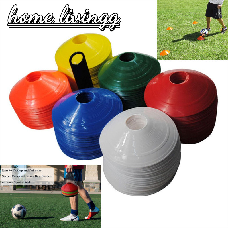 Football Training Logo Plate Soccer Discs Bucket Marker Equipment Sign