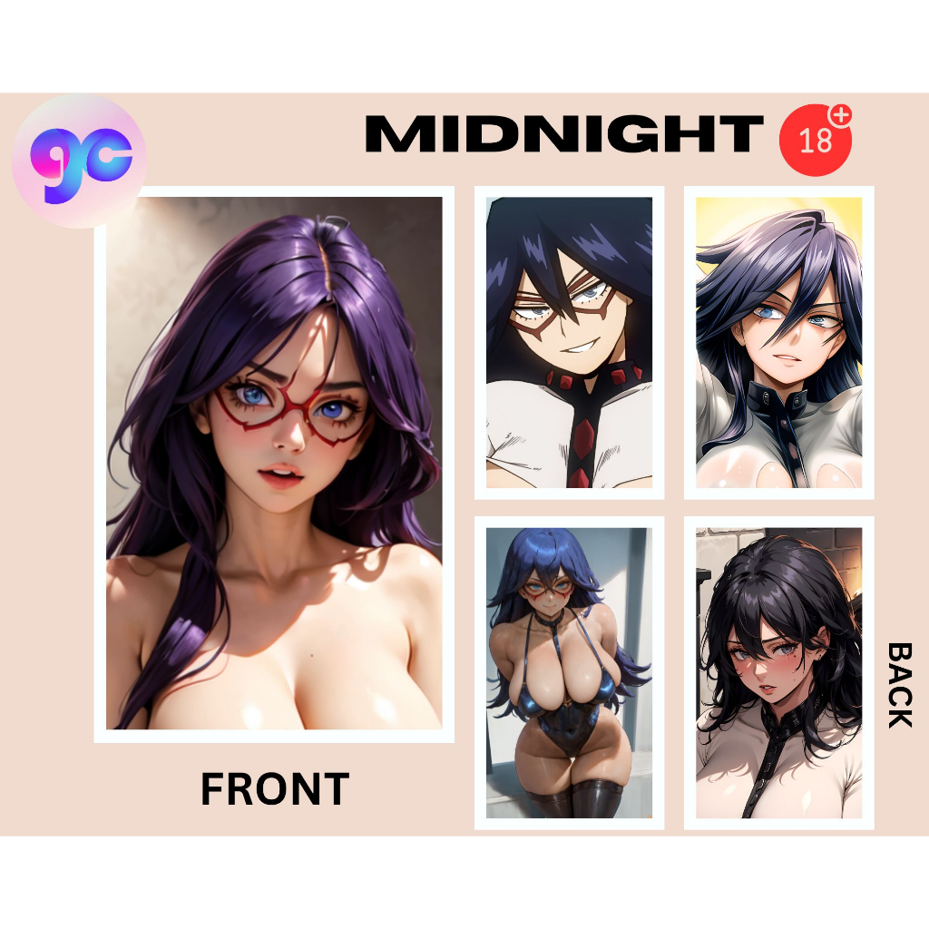 Nemuri Kayama Midnight My Hero Academia High Quality Nsfw Photocards Shopee Philippines