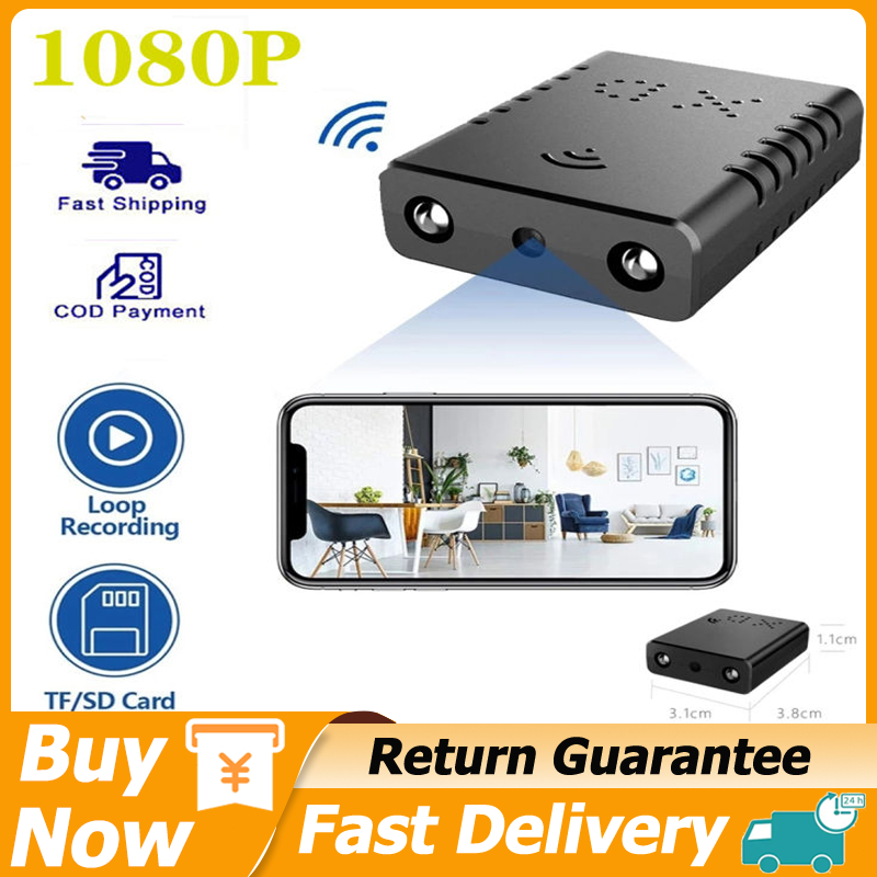 Smallest HD1080P Home Security Mini Camera – Motion Detection Indoor Camcorder – 28mm Tiny Cam