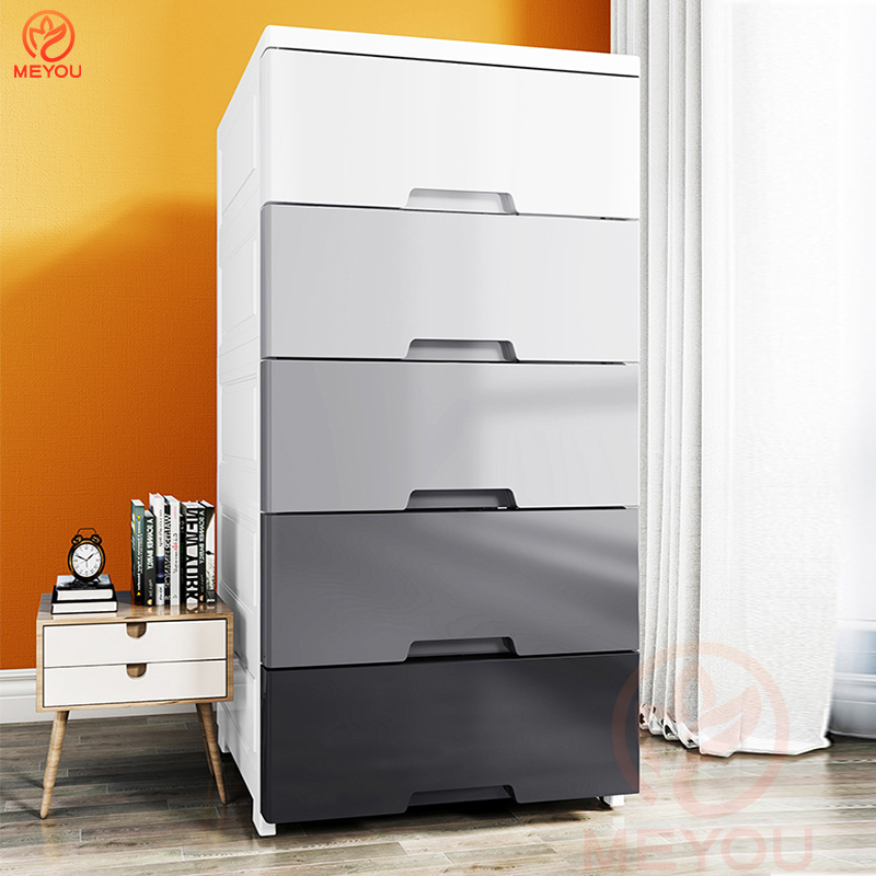 MEYOU 36cm wide White drawer for clothes Plastic clothes
