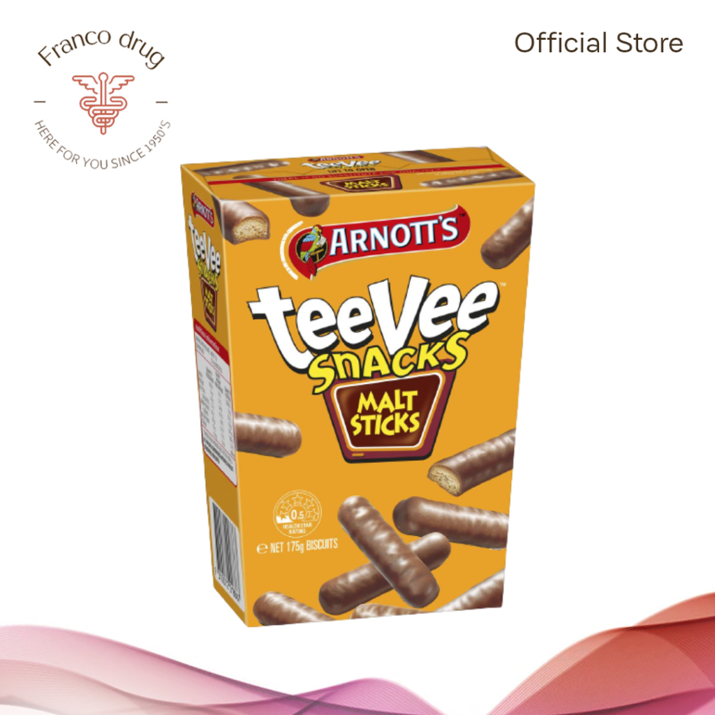 Arnotts Teevee Snacks Malt Stick -175g - Best Before: January 2025 ...