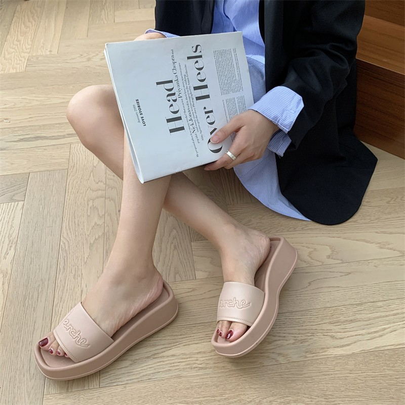 Marche Comfy Semi Wedge Peep Toe Sandals For Women (+1 IF MATABA ...