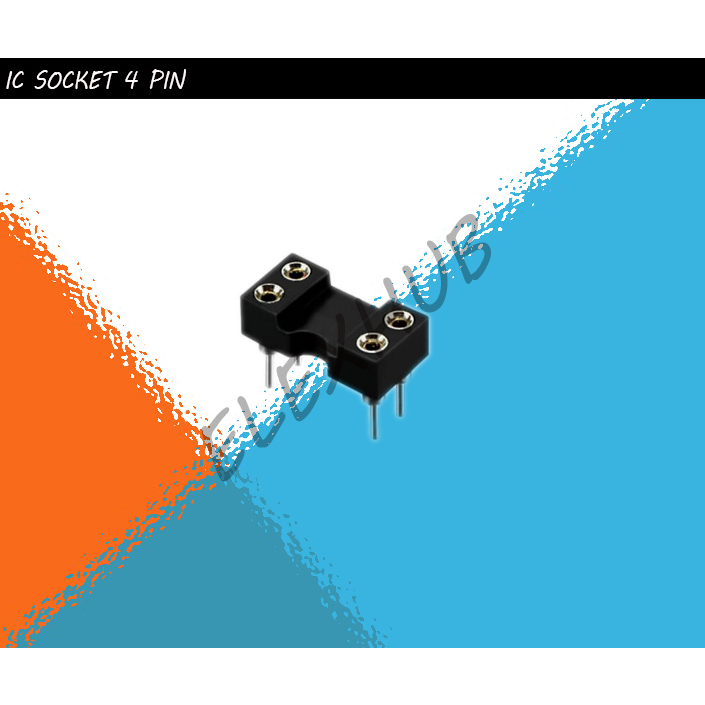 IC SOCKET 4, 8, 14, 16, 18 PINS (Integrated Circuit Socket) Shopee
