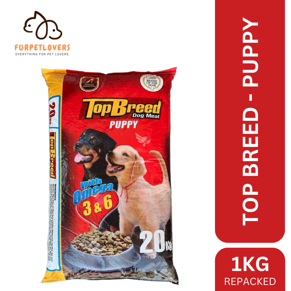 Top Breed Puppy Dog Dry Food 1 kg Shopee Philippines