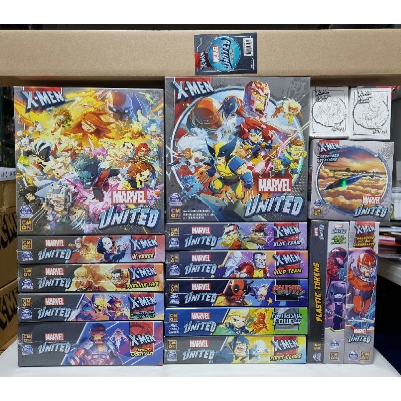 CMON / Spin Masters Marvel XMen United Kickstarter Set Shopee