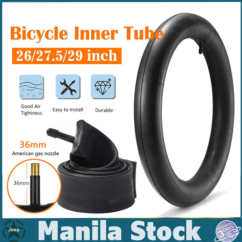 26/27.5/29 inch Mountain Bike Inner Tubes Durable MTB Bicycle Replacement Inner Tube Tire 36mm
