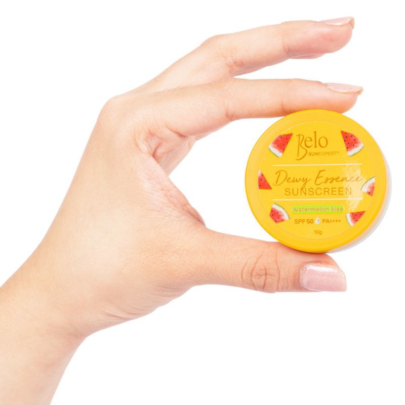 Belo Dewy Essence Sunscreen SPF50+++ Watermelon Kiss 10g | Shopee ...