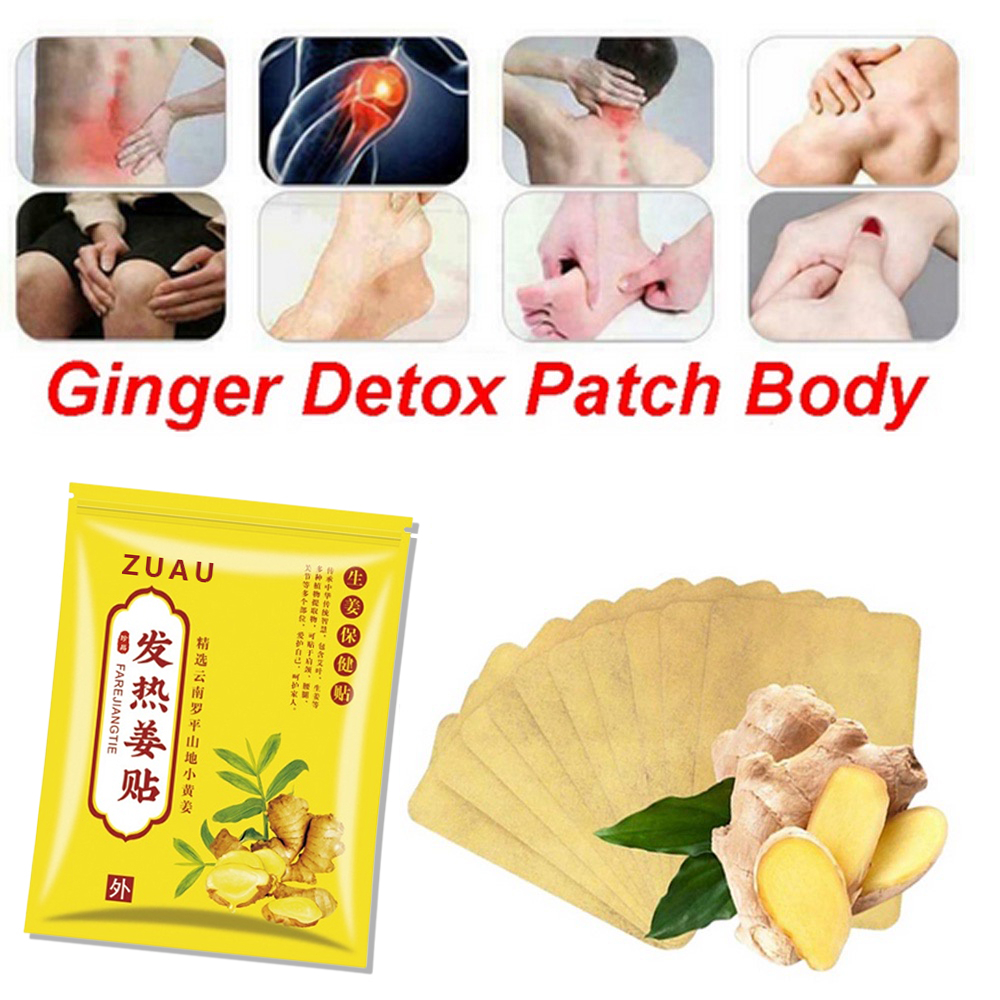100PCS Herbal Ginger Patch-Promote Blood Circulation Relieve Joint Pain ...