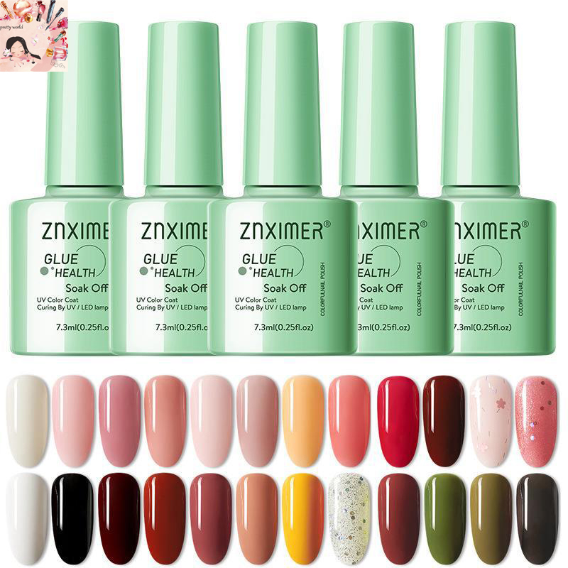 P&W Nail Gel Polish Colorful Long Lasting Base Top Coat Soak Off UV Art