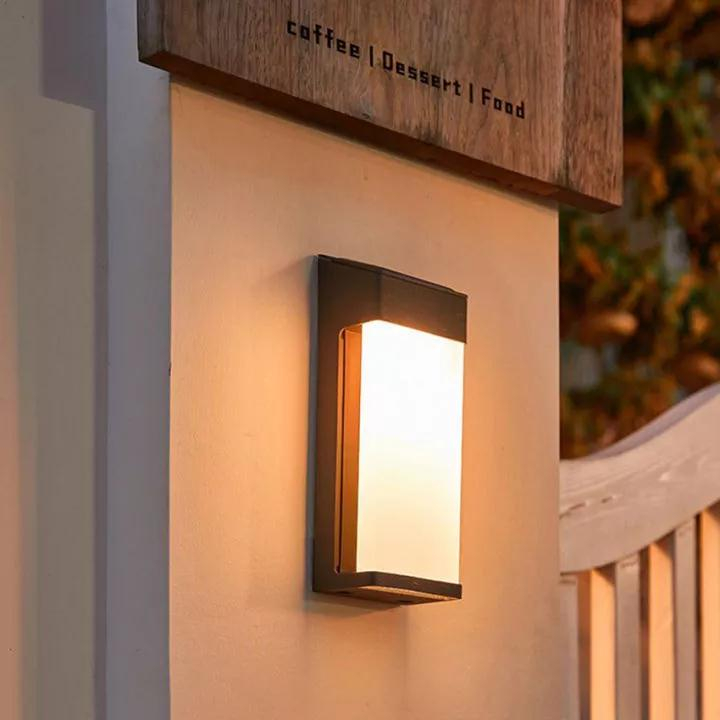 Nordic LED Solar Wall Light Outdoor Waterproof for Garden Fence Gate