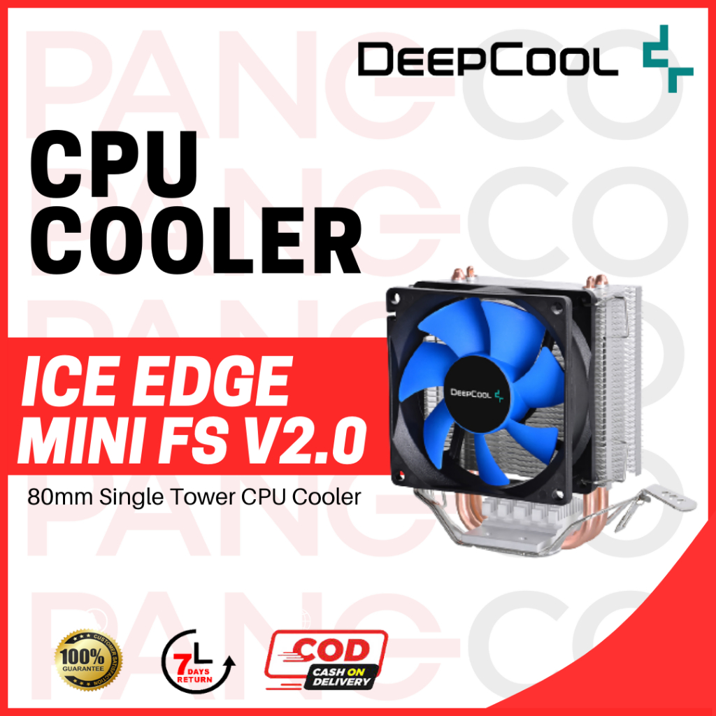 Deepcool Ice Edge Mini Fs V20 Cpu Cooler Heatsink Fan Shopee