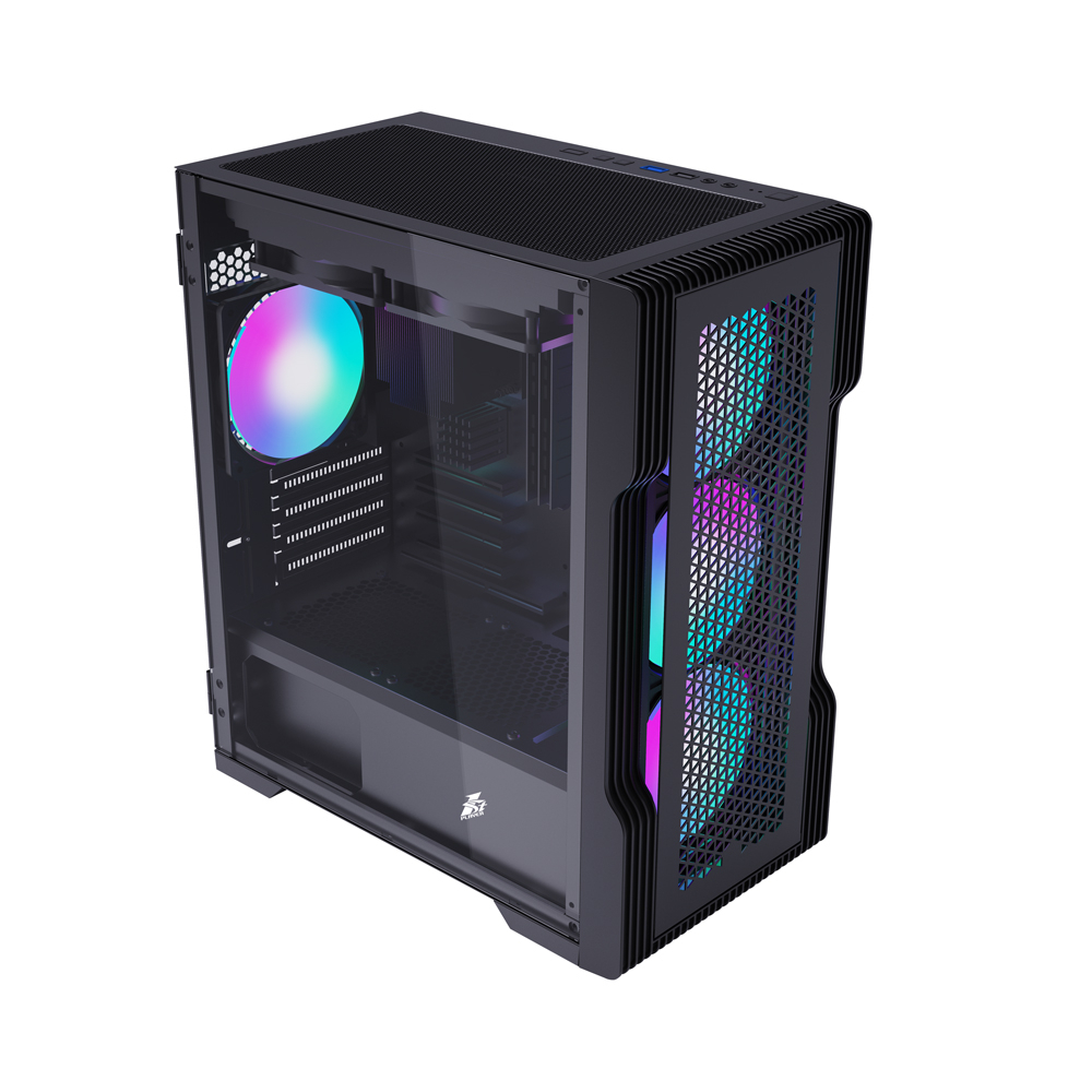 1STPLAYER TRILOBITE T3 MID-TOWER GAMING CASE W/ FRONT MESH/TG-SIDE/ M ...