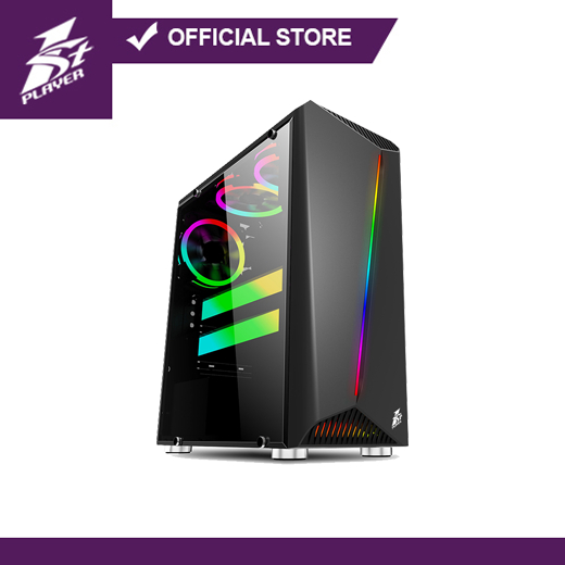 1STPLAYER RAINBOW R3 MID-TOWER GAMING CASE W/ TEMPERED GLASS /M-ATX ...