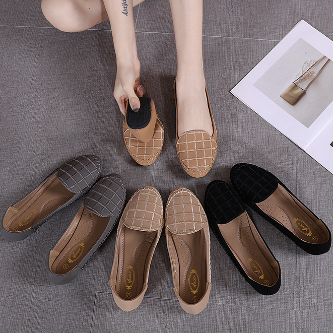 Korean Flat Doll Shoes Women Rounded Toe