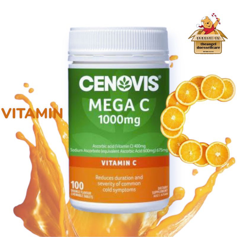 Cenovis MEGA Vitamin C 1000mg Chewable 100 Tablets/150 Tablets Shopee