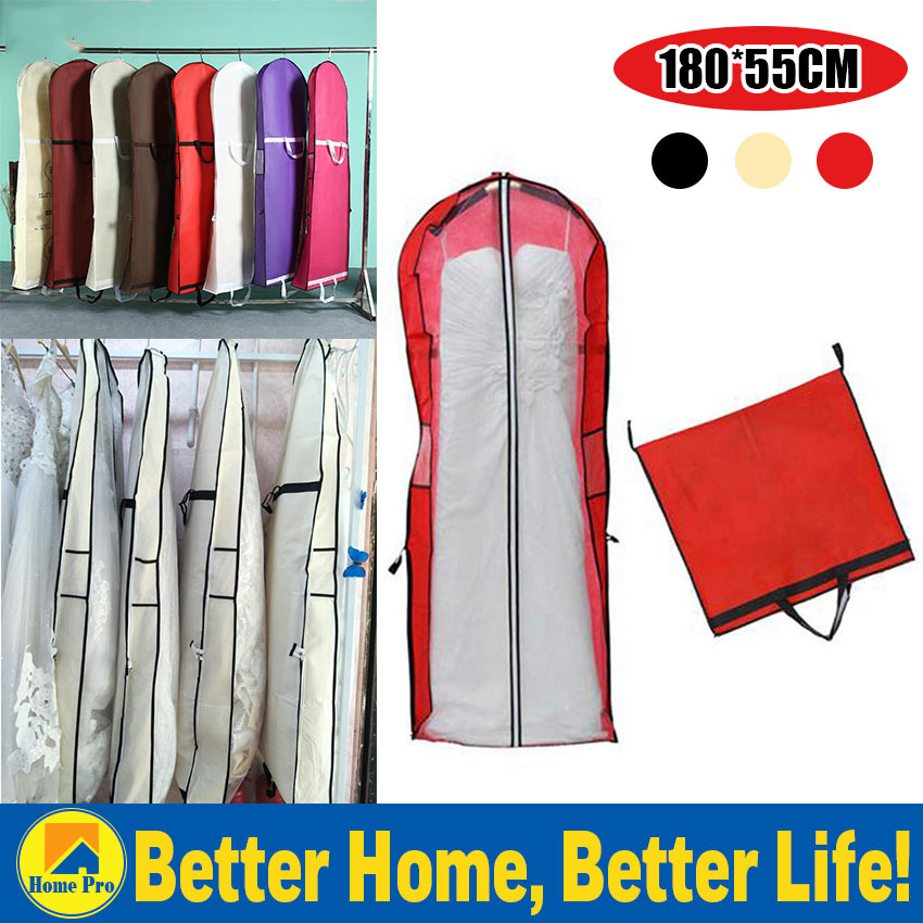 Clothing Dust Cover NonWoven Home MoistureProof Wardrobe Hanging
