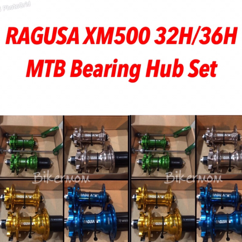 RAGUSA XM500 32H 36H MTB Bearing Hub Set Shopee Philippines